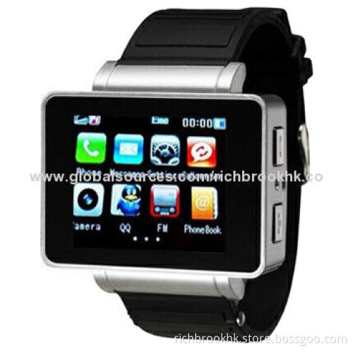 Smart watch phone with FM radio and Bluetooth dialing